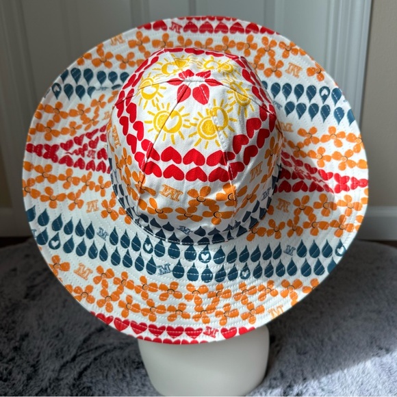 MAXMARA Label-cut Printed Logo Sun Hat Size:57 S/M Spring /Summer - Picture 10 of 12